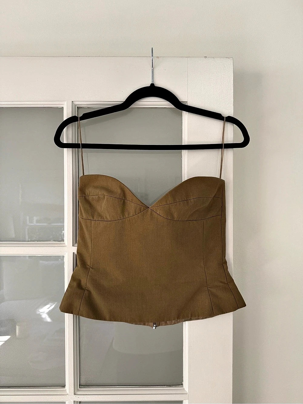 KHAITE Cotton Corset Top